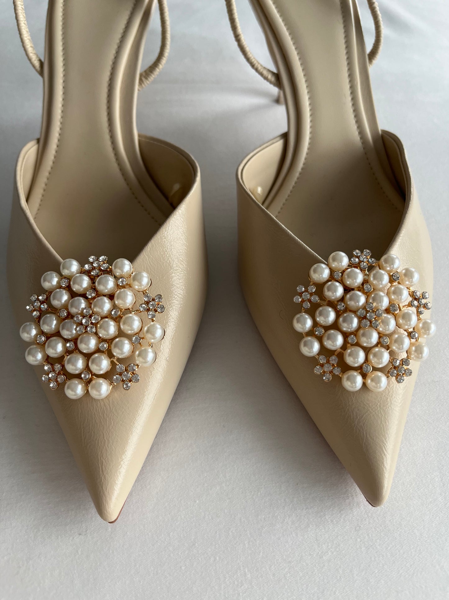 Amalie Pearl Shoe Buckles